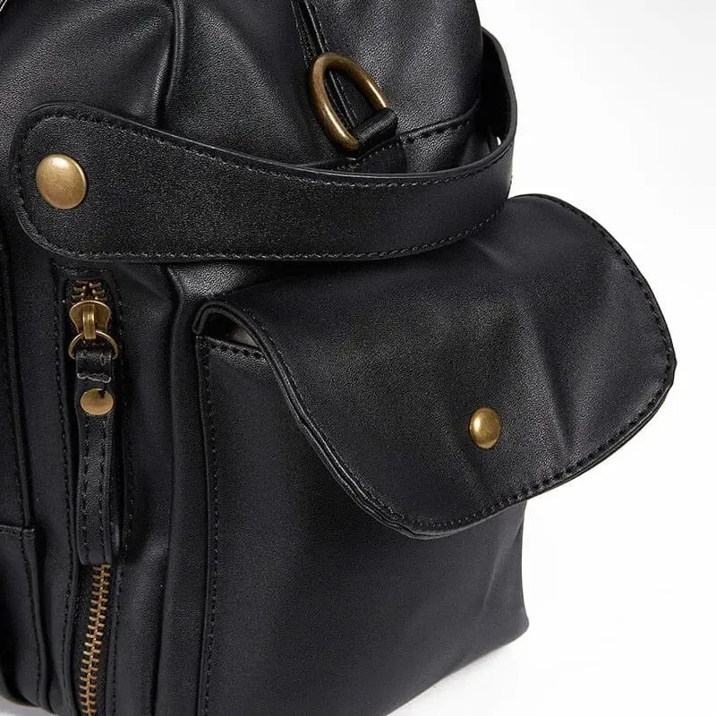 Sac de Voyage Rétro Homme | Pu Spacieux et Chic