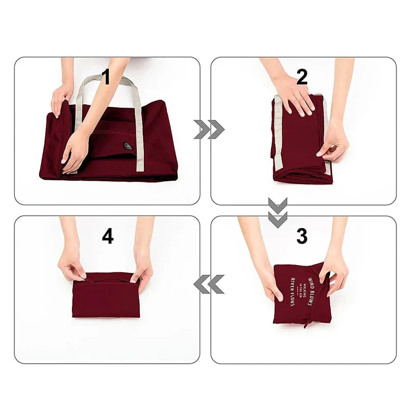 Sac de Voyage Pliable Léger | Nylon Compact et Résistant