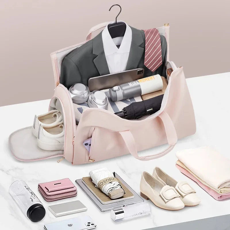 Sac de Voyage Personnalisé Week-End | Compartiments Costume et Chaussures