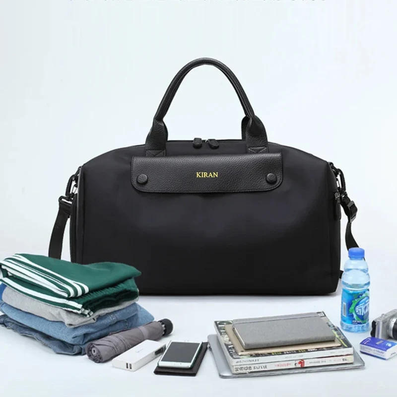 Sac de Voyage Personnalisé Initiales | Compartiment Chaussures Pratique