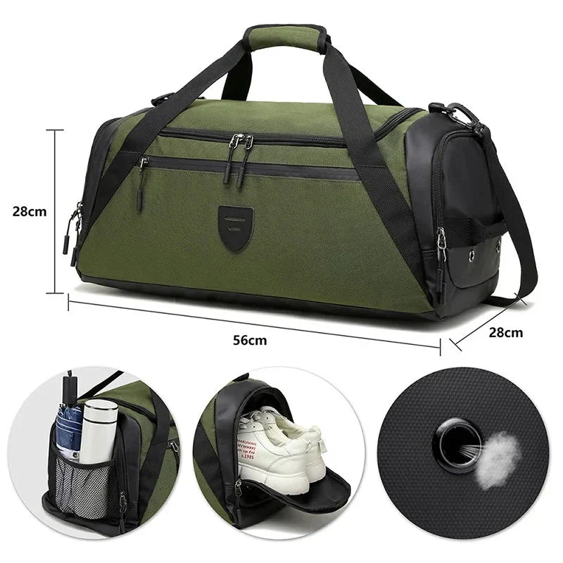 Sac de Voyage Homme Tendance | Bandoulière Ajustable et Robuste