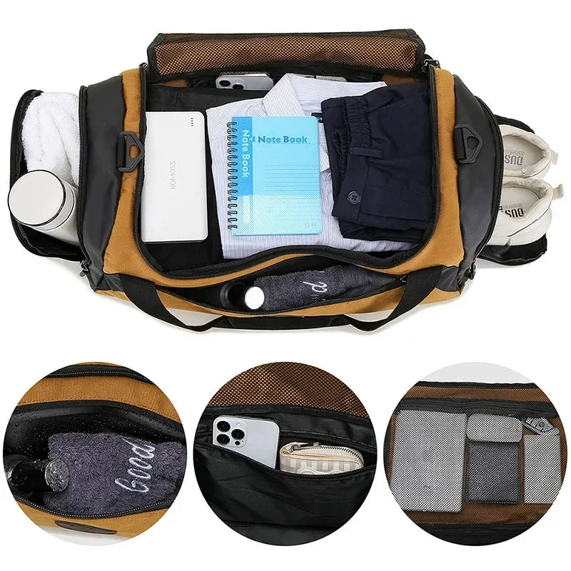 Sac de Voyage Homme Tendance | Bandoulière Ajustable et Robuste