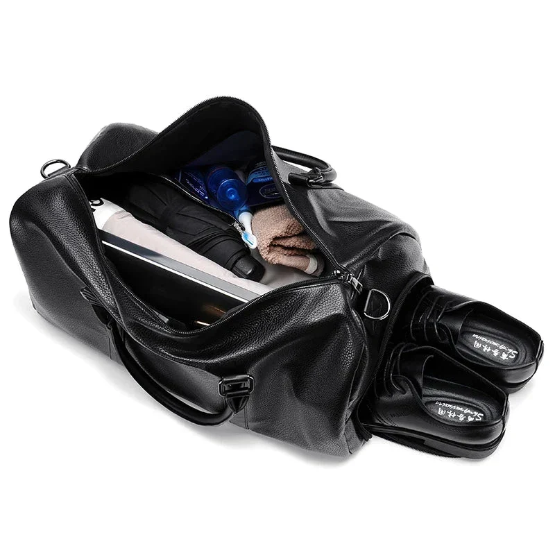 Sac de Voyage Homme Chic | Compartiment Chaussures Séparé