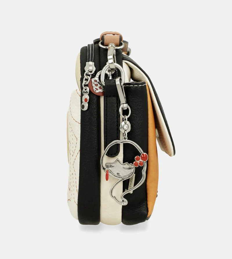 Sac bandoulière à rabat ovale Alma