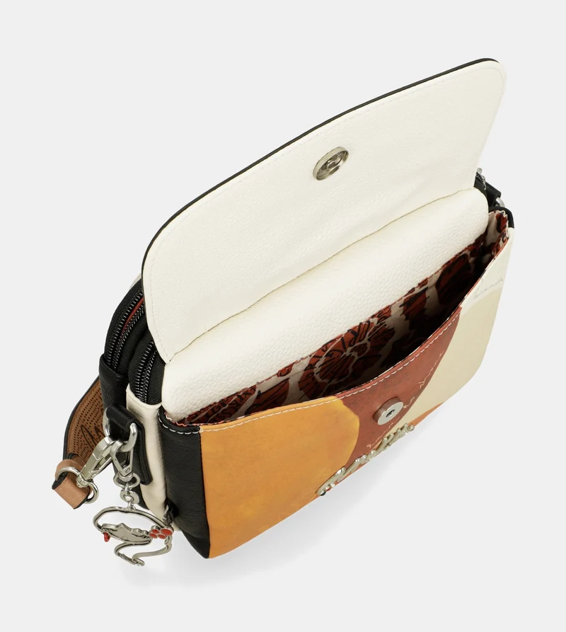 Sac bandoulière à rabat ovale Alma