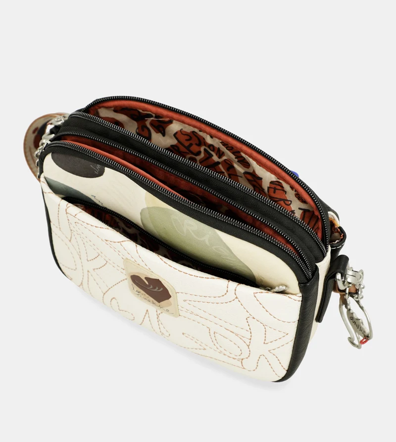 Sac bandoulière à rabat ovale Alma