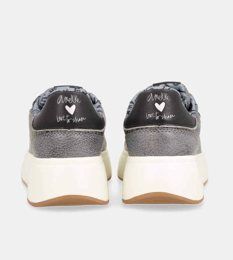 Baskets style casual, bleu