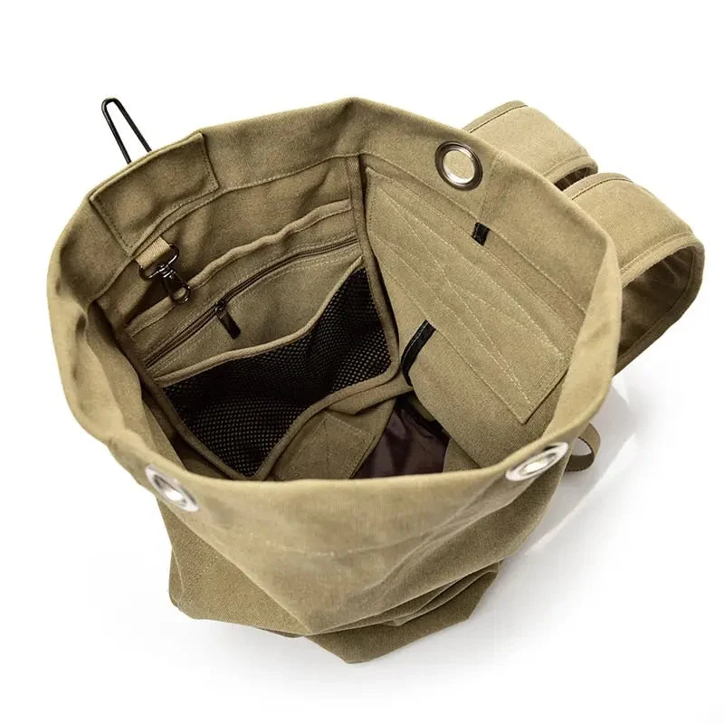 Sac à Dos Voyage Vintage | Canvas Style Militaire