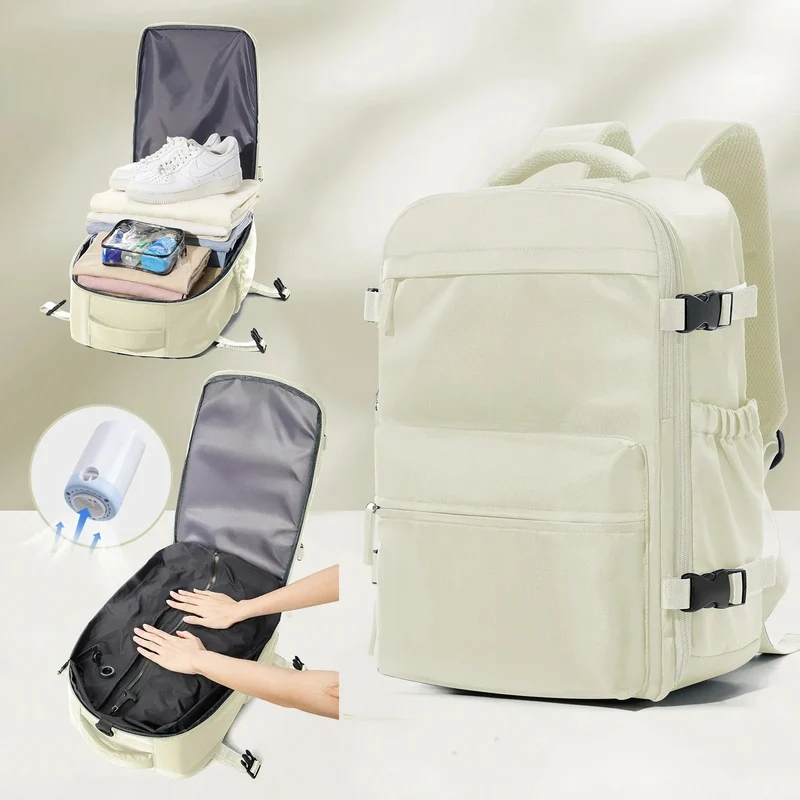 Sac à Dos Voyage Sous Vide | Pompe Usb Intégrée