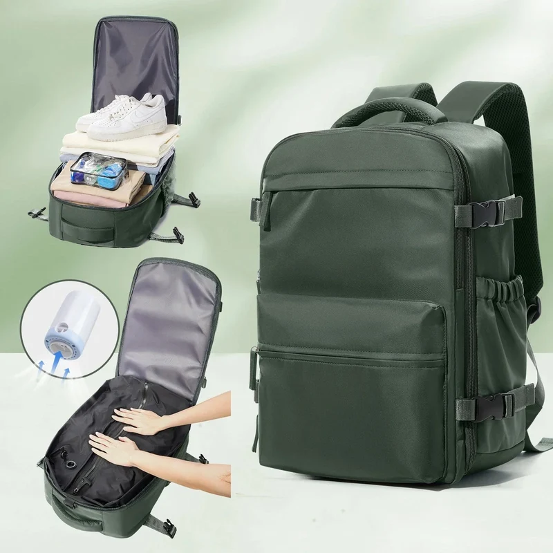 Sac à Dos Voyage Sous Vide | Pompe Usb Intégrée