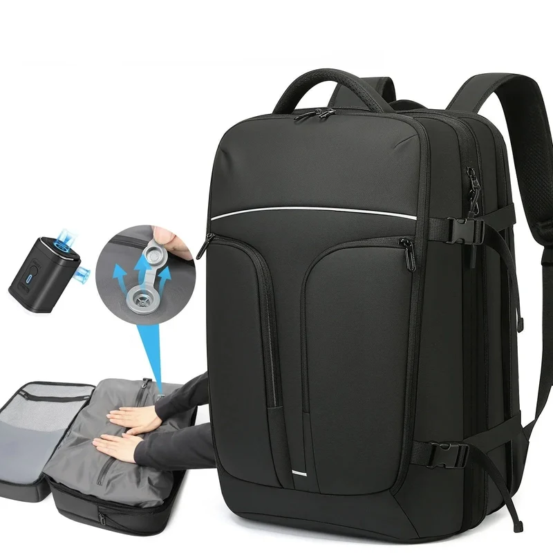 Sac à Dos Voyage Sous Vide | Compression Pompe Intégrée