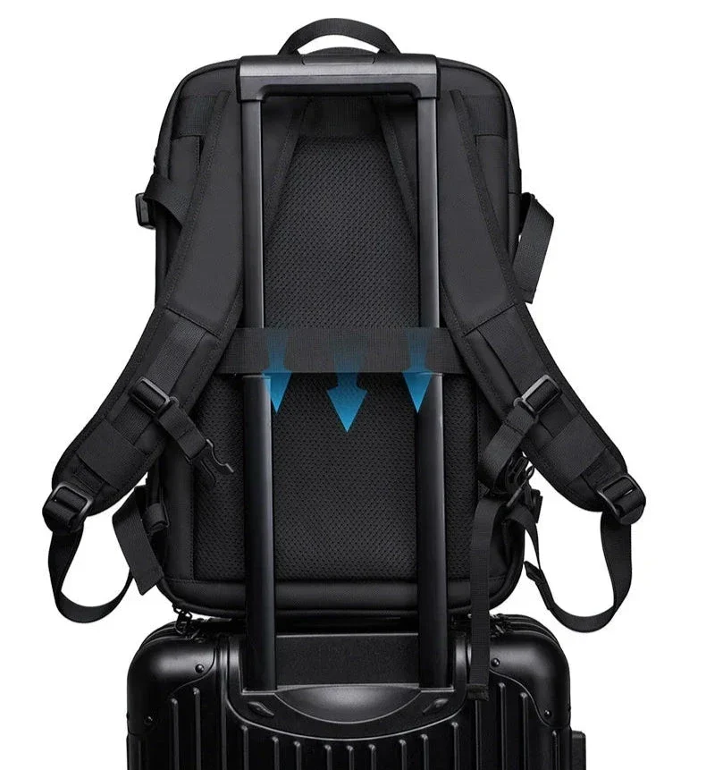 Sac à Dos Voyage Sous Vide | Compression Pompe Intégrée
