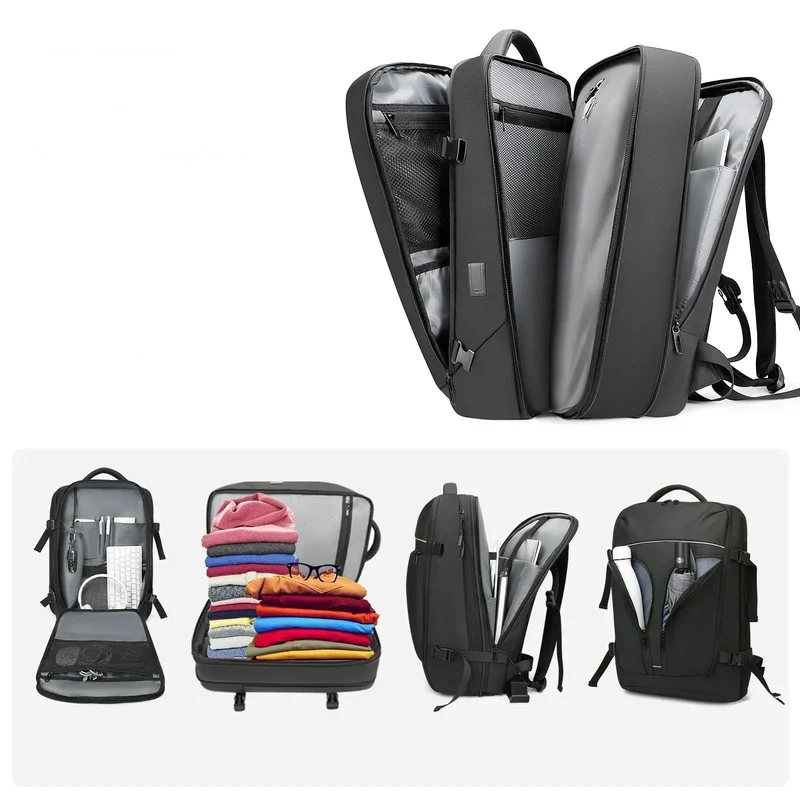Sac à Dos Voyage Sous Vide | Compression Pompe Intégrée