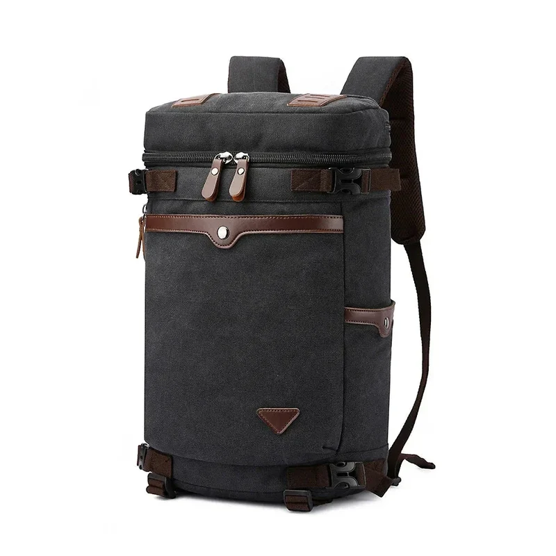 Sac à Dos Voyage Rétro | Toile Résistante Ordinateur