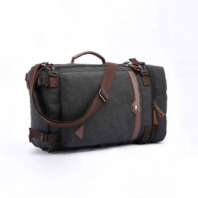 Sac à Dos Voyage Rétro | Toile Résistante Ordinateur