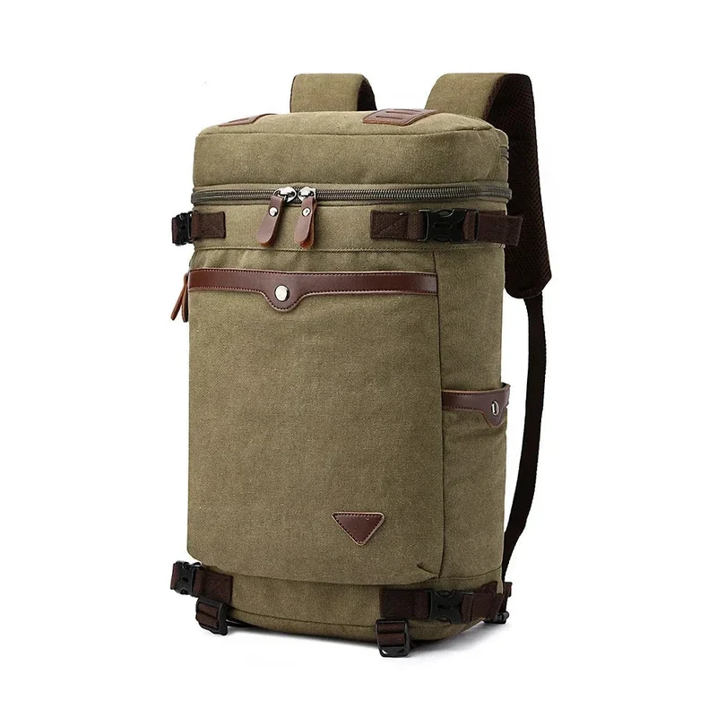 Sac à Dos Voyage Rétro | Toile Résistante Ordinateur