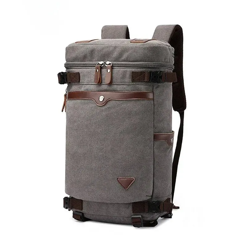 Sac à Dos Voyage Rétro | Toile Résistante Ordinateur