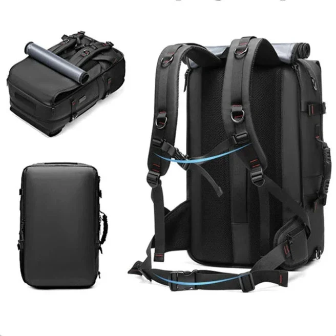 Sac à Dos Voyage Imperméable 50l | Convertible avec Port Usb