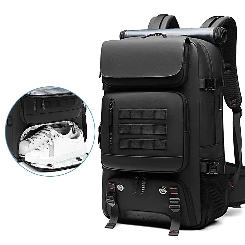 Sac à Dos Voyage Imperméable 50l | Convertible avec Port Usb