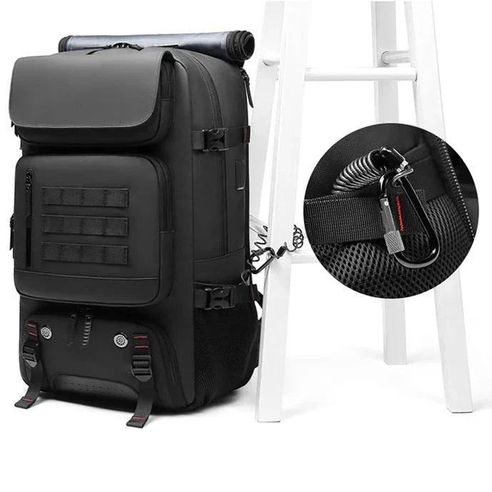 Sac à Dos Voyage Imperméable 50l | Convertible avec Port Usb