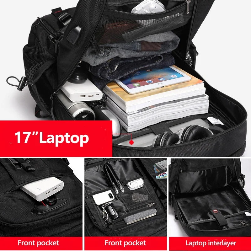 Sac à Dos Voyage Grande Capacité | Polyester Résistant Eau