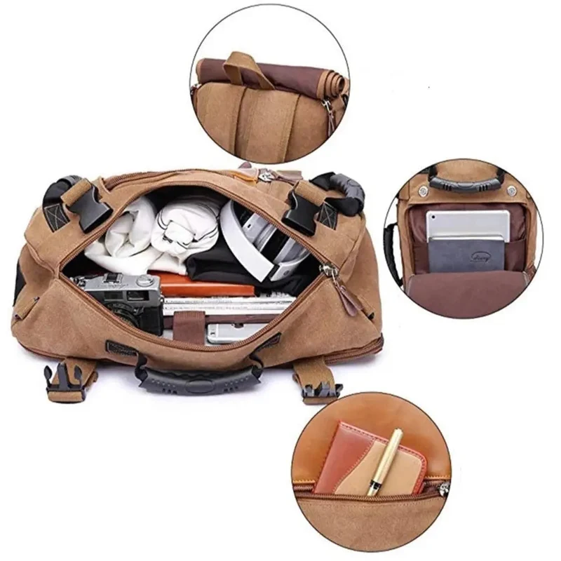 Sac à Dos Voyage Convertible | Nylon Oxford 55l