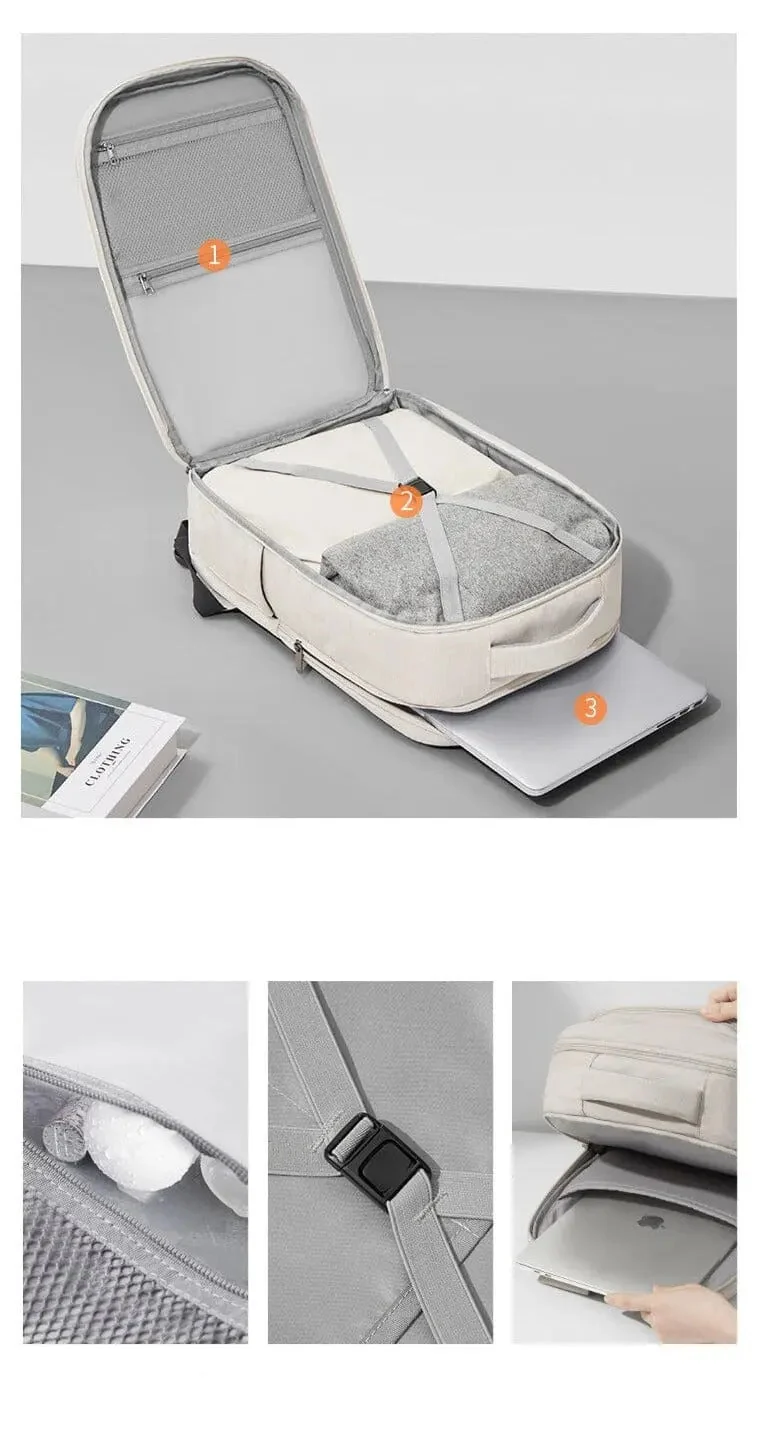 Sac à Dos Voyage Cabine | Compartiment Ordinateur 15,6" Imperméable