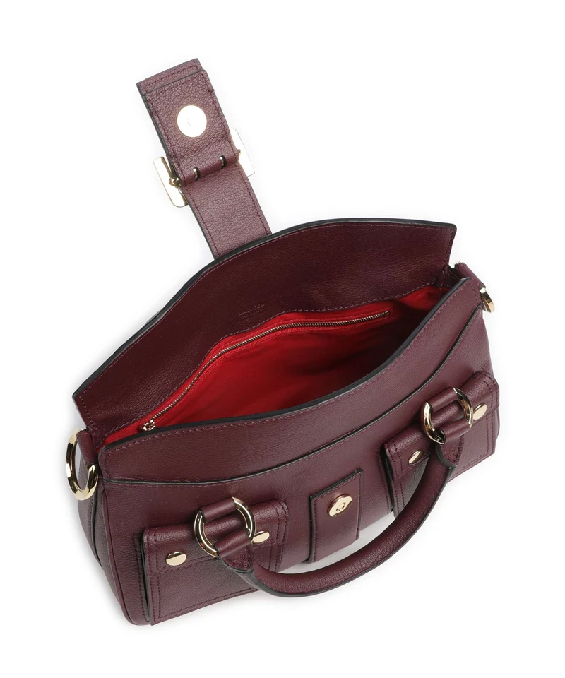 Lancel Multipocket Sac à main cassis