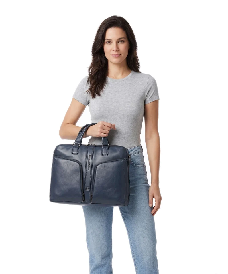 Piquadro Victor Porte-document blue