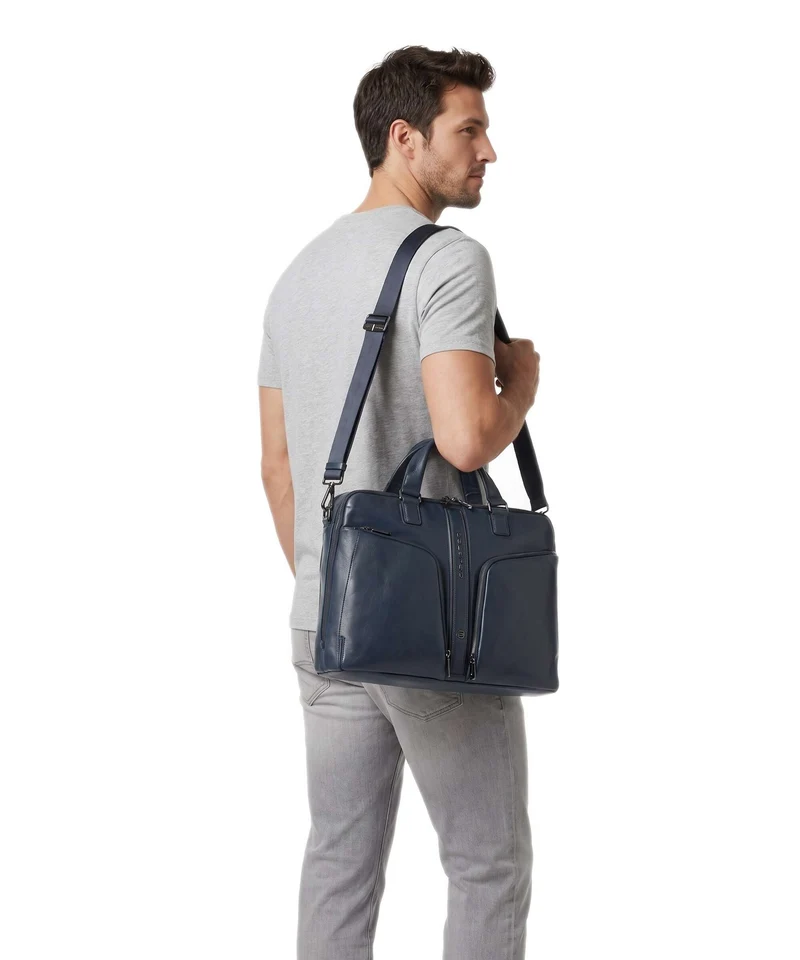 Piquadro Victor Porte-document blue