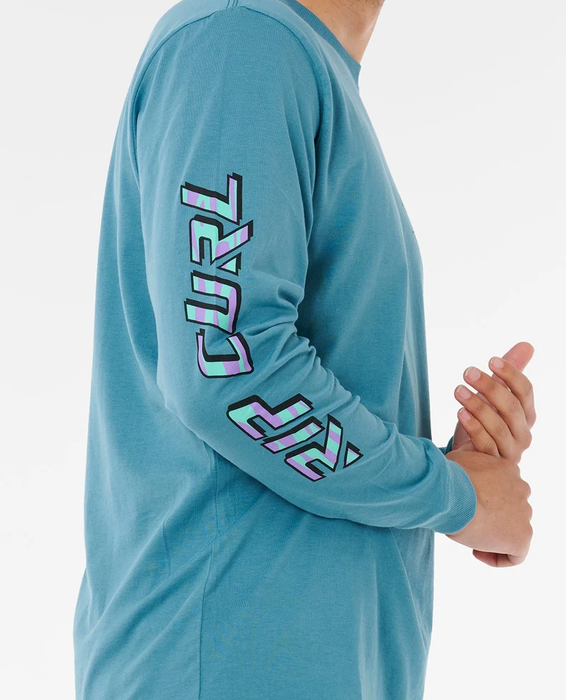 Fade Out Icon Long Sleeve Tee