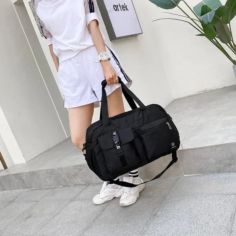 Sac de Voyage Femme Pratique | Compartiment Chaussures Nylon