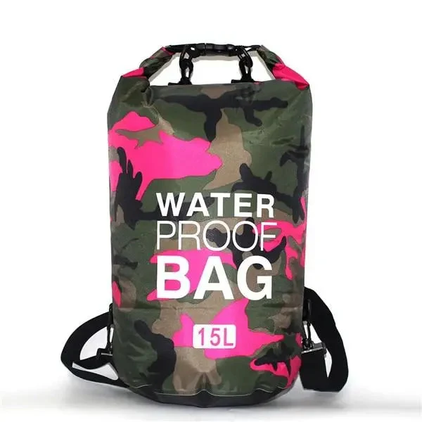 Sac de Voyage Étanche Camouflage | Pvc pour Sports Nautiques