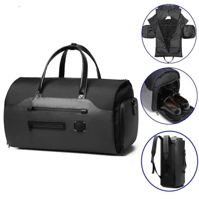 Sac de Voyage Costume Homme | Convertible en Sac à Dos