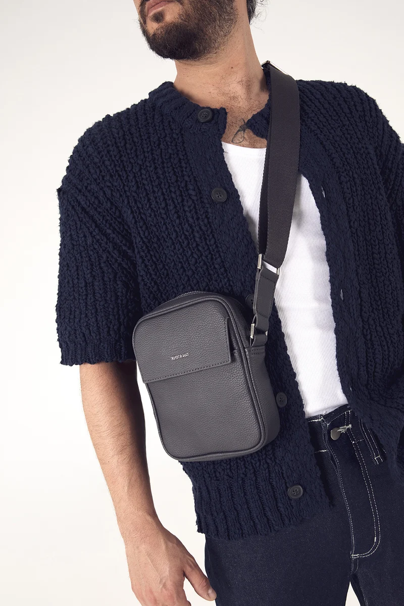 MAREO Sac à bandoulière végétalien – Grain