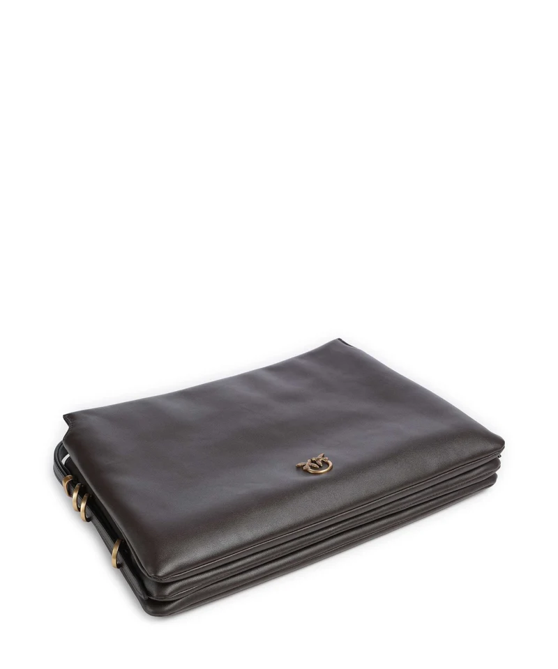 Pinko Triplet Sac porté épaule marrone marasca/antique gold