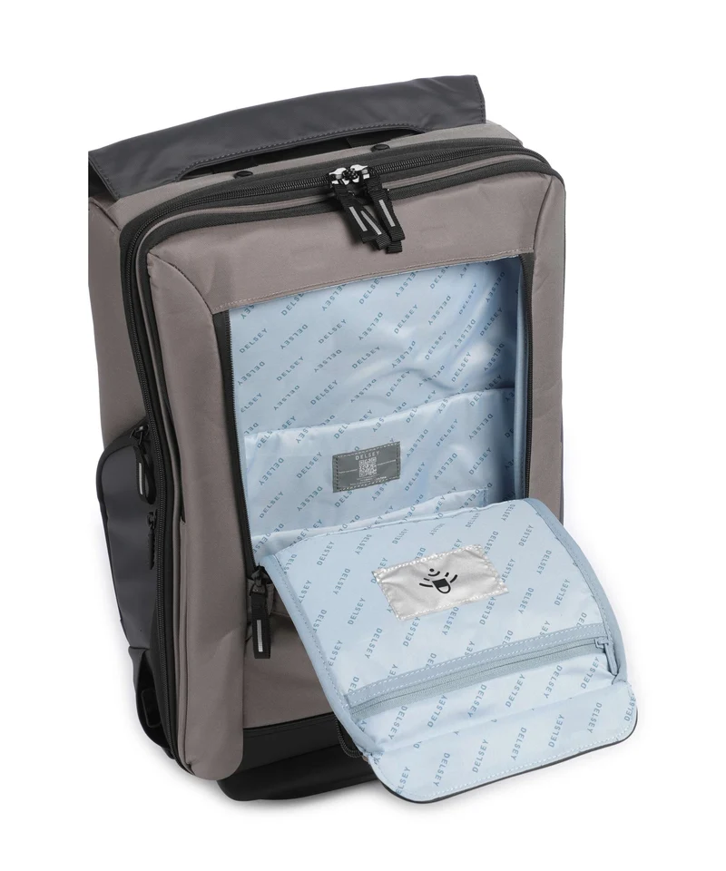 Delsey Paris Securflap Sac à dos à roulettes brown