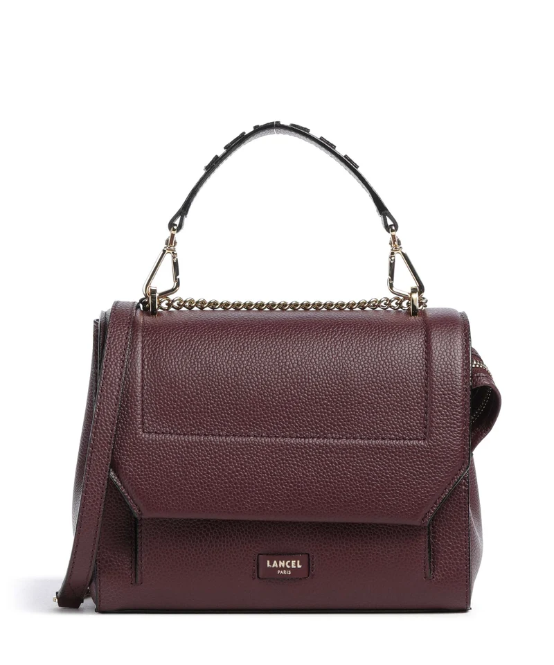 Lancel Ninon M Sac porté épaule cassis