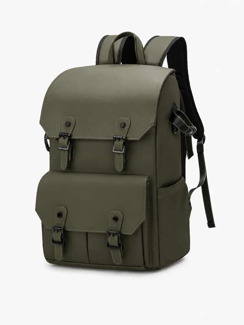 Sac À Dos Polyester Vert Photographe