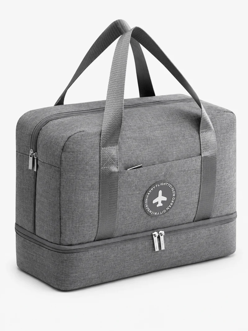 Sac de voyage imperméable en tissu Oxford à séparation humide et sèche
