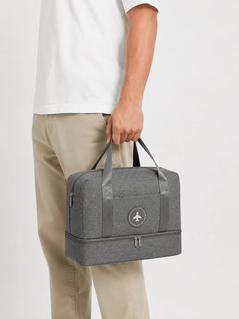 Sac de voyage imperméable en tissu Oxford à séparation humide et sèche