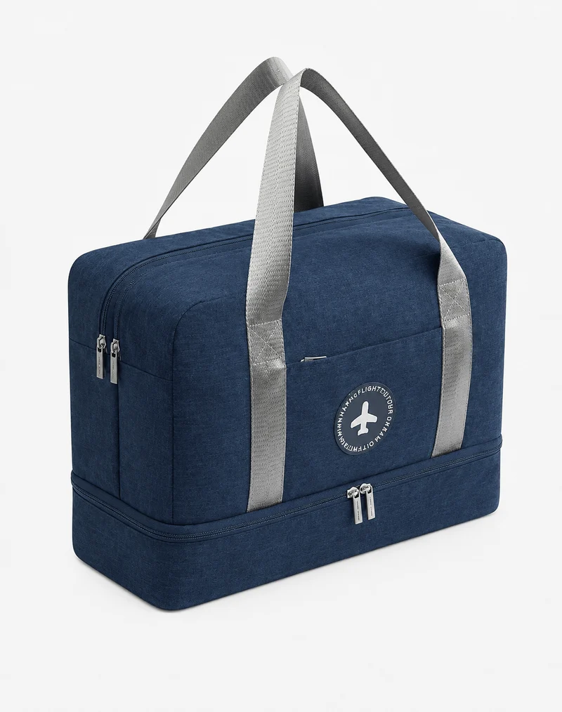 Sac de voyage imperméable en tissu Oxford à séparation humide et sèche