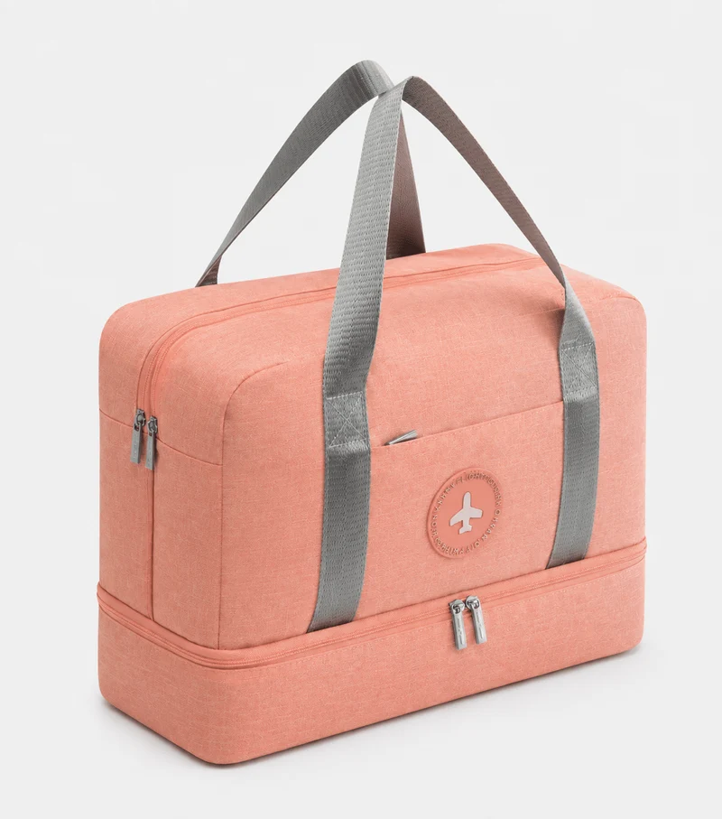 Sac de voyage imperméable en tissu Oxford à séparation humide et sèche