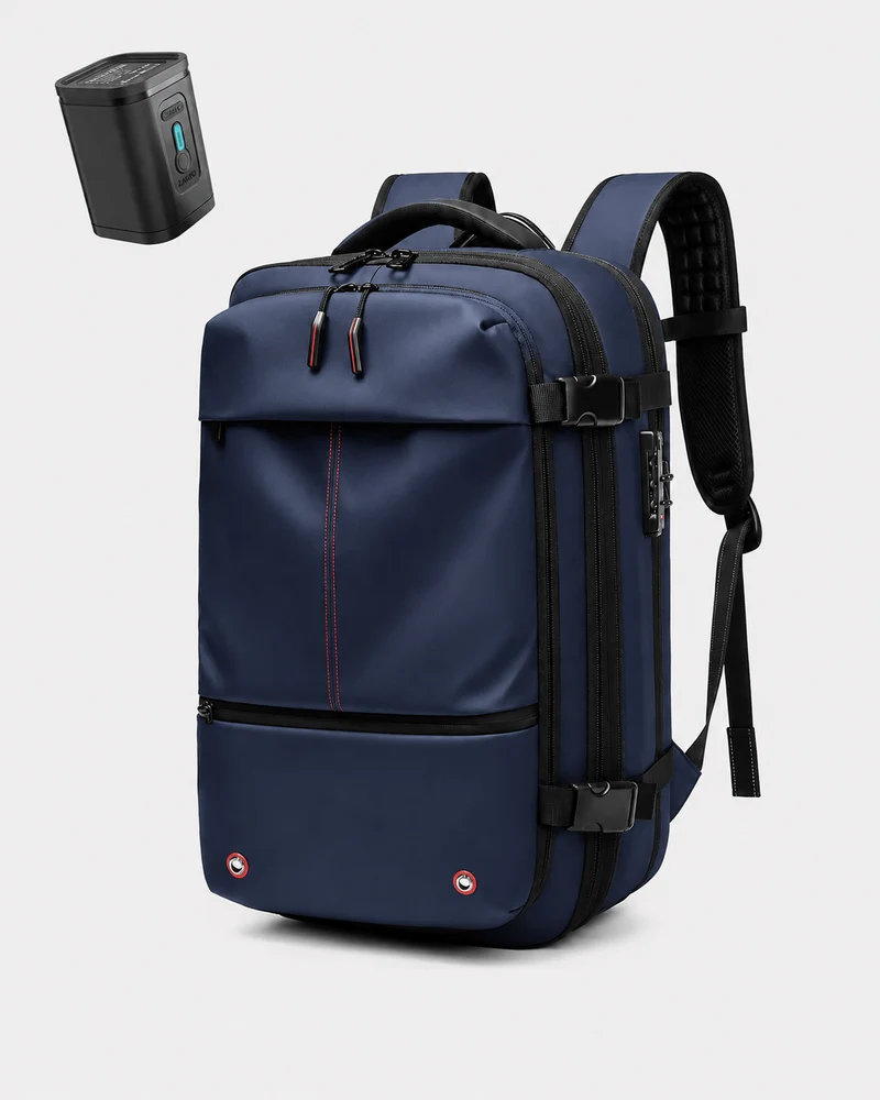 Sac A Dos Homme Ville Compression Sous Vide Extensible