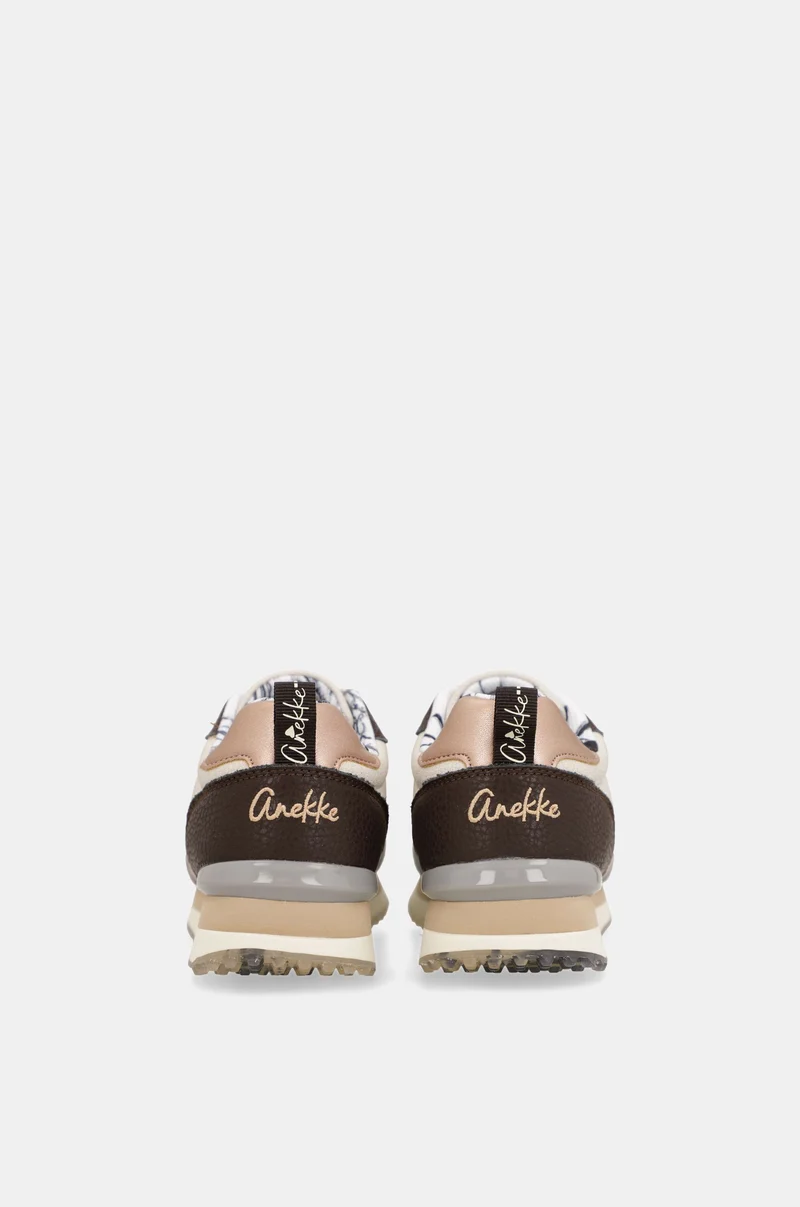 Baskets bleues et beiges Anekke