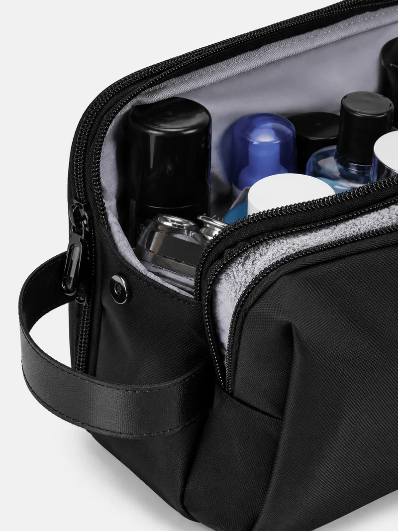 Grande Trousse De Toilette Homme Résistant À L'Eau Double