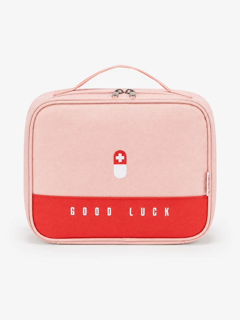 Trousse de premiers secours en polyester Oxford avec poignée et poche avant