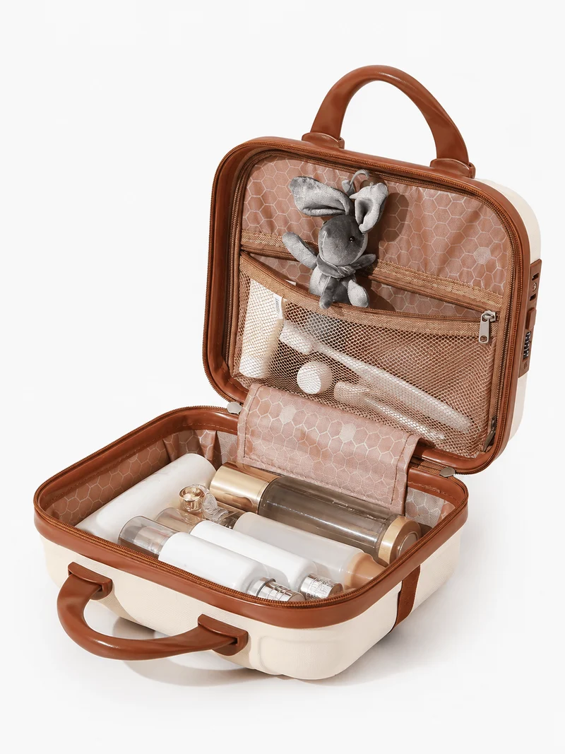 Trousse De Toilette Vanity Rigide En ABS Avec Serrure