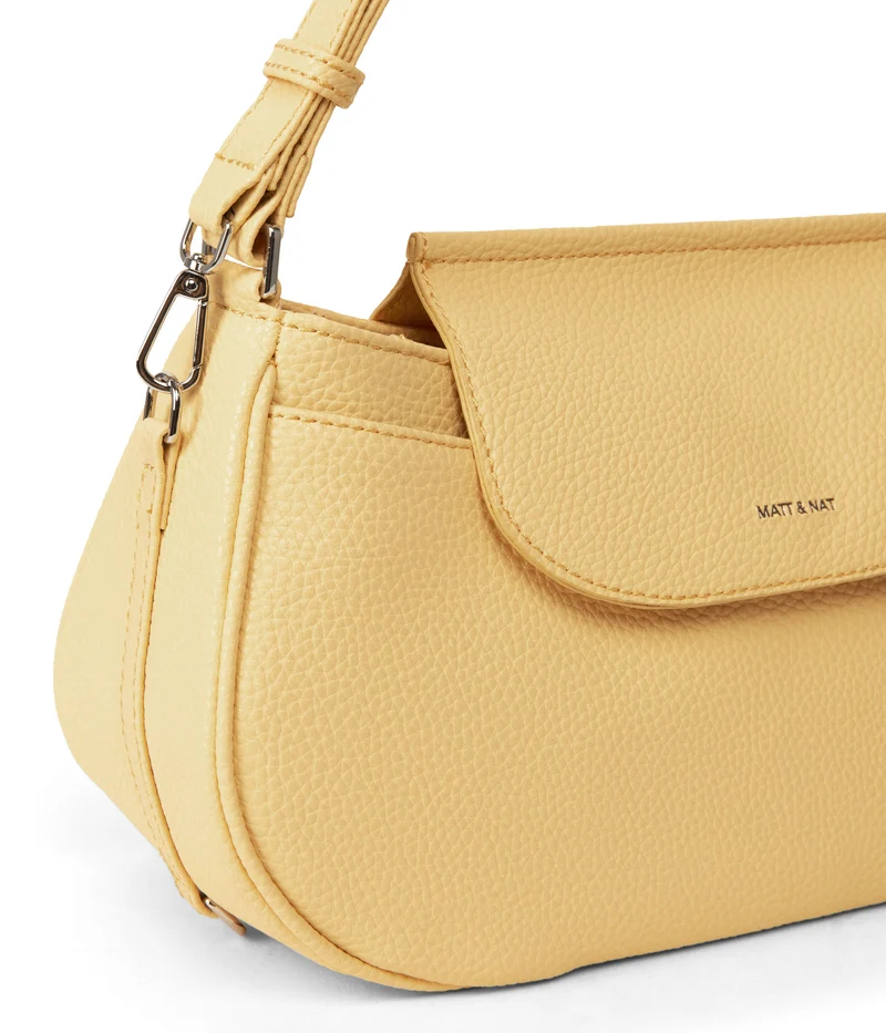 PIPER Sac épaule végétalien - Pureté