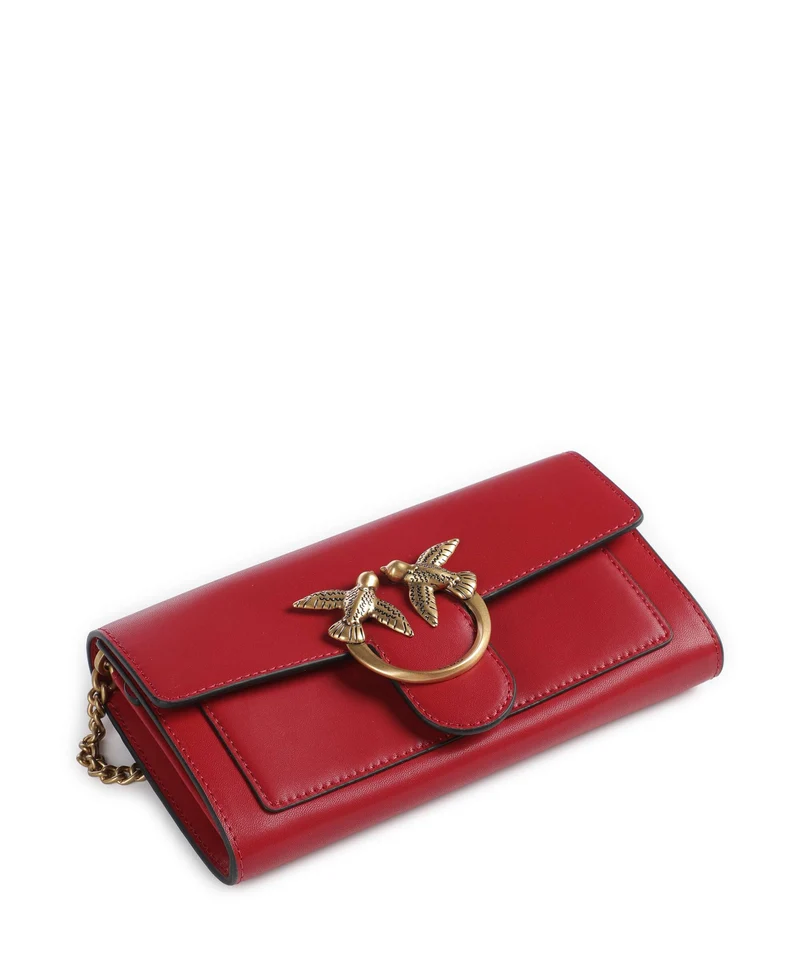 Pinko Love One Portefeuille rosso rio/antique gold